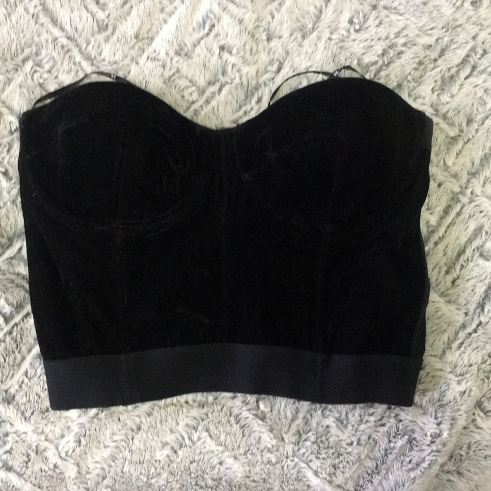 Black Velvet Corset